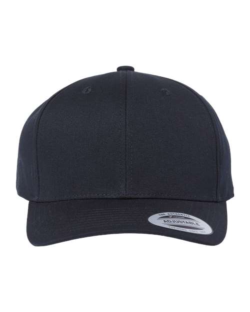 YP Classics 6389 CVC Snapback Cap - Black