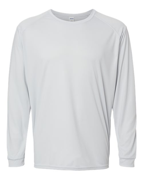 Paragon 210 Unisex Long Islander Performance Long Sleeve T-Shirt - Aluminum