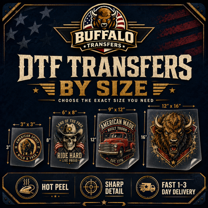 DTF Transfers by Size